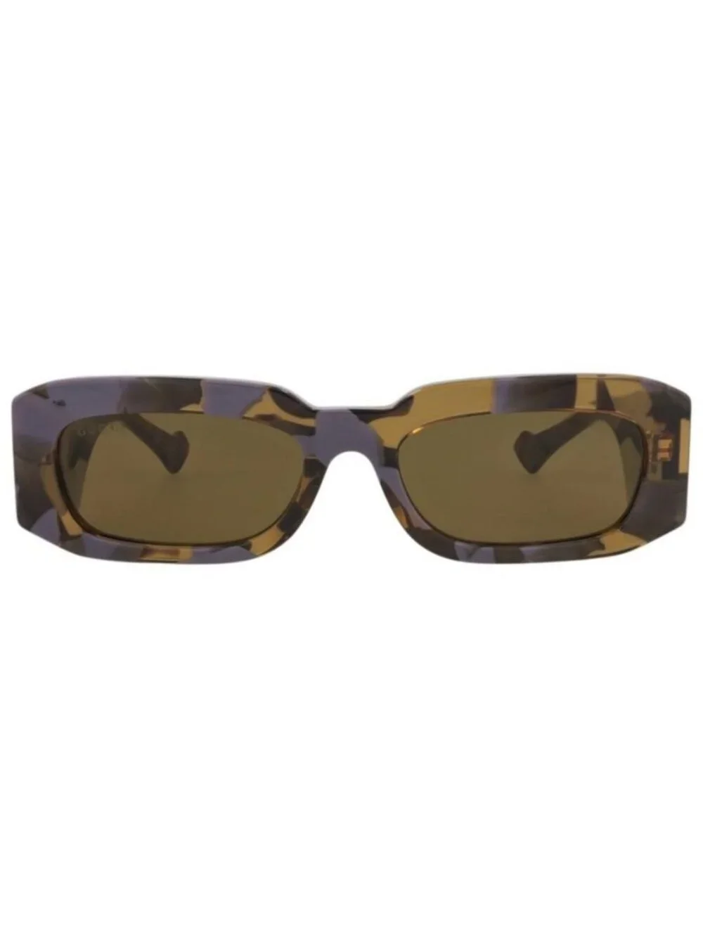 New Gucci Mens Square/Rectangle Havana Havana Brown Fashion Designer Sunglasses